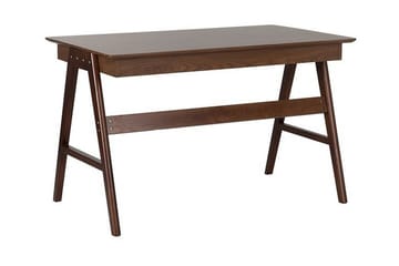 Jahnyia skrivebord med 2 skuffer - Træ / natur - Møbler - Borde - Kontorbord - Skrivebord