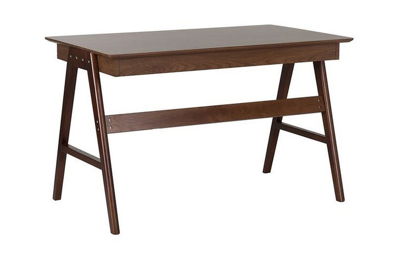Jahnyia skrivebord med 2 skuffer - Træ / natur - Møbler - Borde - Kontorbord - Skrivebord