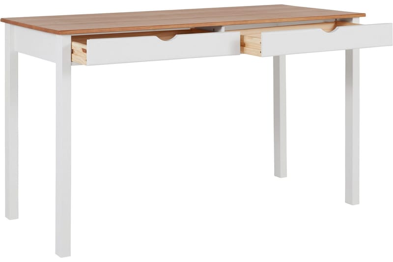 Juntol Skrivbord 140 cm Brown/White - Møbler - Borde - Kontorbord - Skrivebord