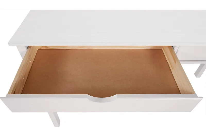 Juntol Skrivbord 140 cm Vit - Møbler - Borde - Kontorbord - Skrivebord