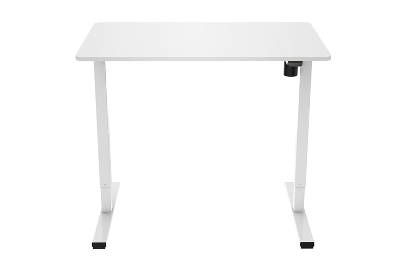 Kahchi Skrivebord 100 cm Justerbar højde - Hvid - Skrivebord