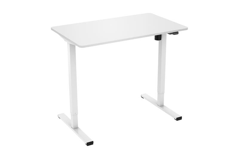 Kahchi Skrivebord 100x60 cm Justerbar højde - Hvid - Møbler - Borde - Kontorbord - Skrivebord - hæve-sænke-bord