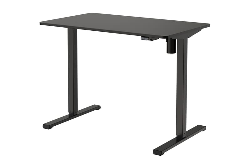 Kahchi Skrivebord 100x60 cm Justerbar højde - Sort - Møbler - Borde - Kontorbord - Skrivebord - hæve-sænke-bord