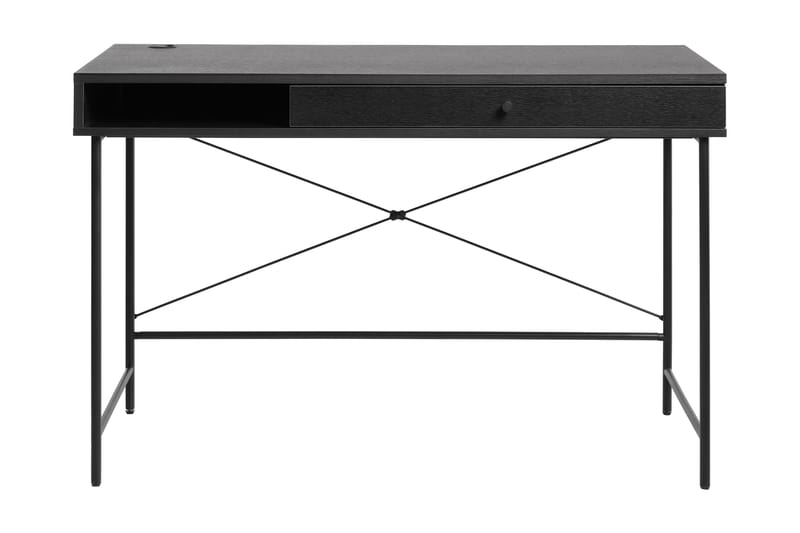 Kamello Skrivebord 120 cm - Sort - Møbler - Borde - Kontorbord - Skrivebord
