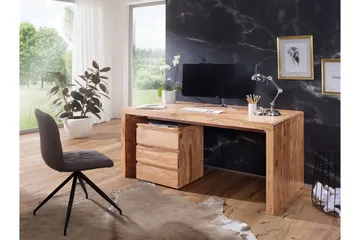 Kanaria Skrivebord 160 cm - Massivt Træ - Møbler - Borde - Kontorbord - Skrivebord