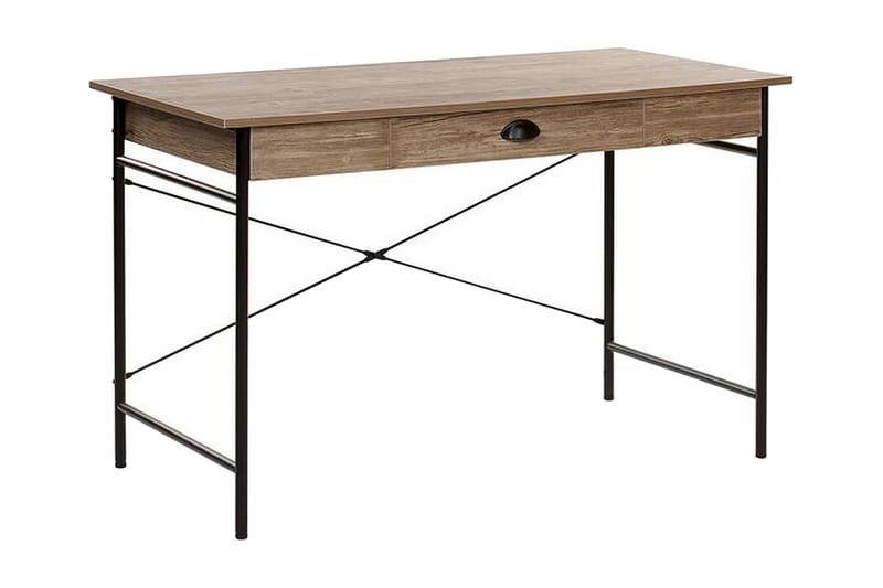 Kataliya Skrivebord 120 cm med Opbevaring Skuffe - Lyset Træ - Møbler - Borde - Kontorbord - Skrivebord