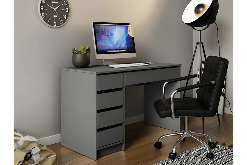 Kintore Skrivbord 120 cm Anthracite - Møbler - Borde - Kontorbord - Skrivebord