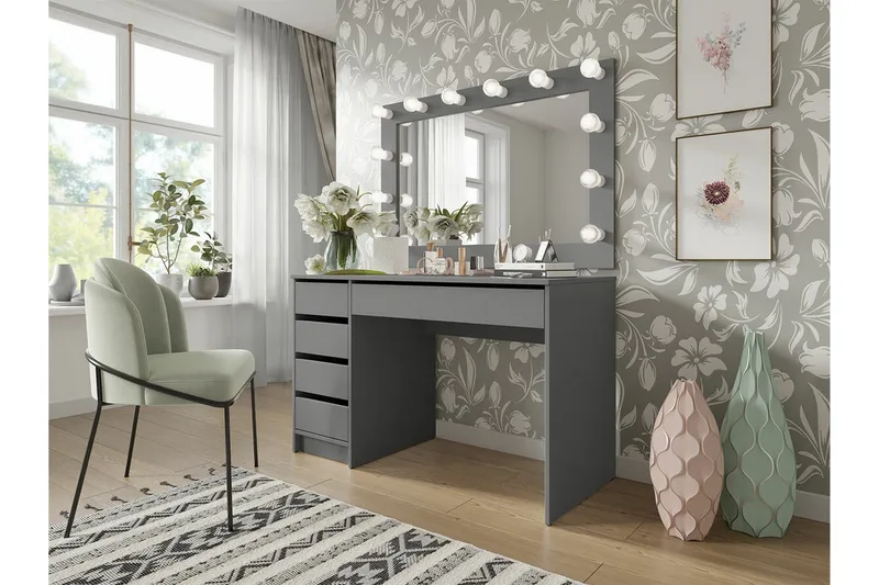 Kintore Skrivbord 120 cm Anthracite - Møbler - Borde - Kontorbord - Skrivebord