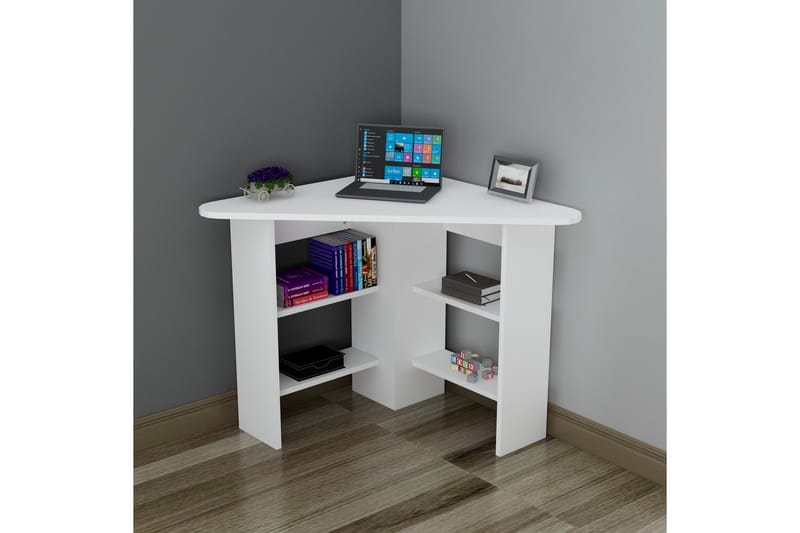 Kiolbassa Skrivebord 94 cm - Hvid - Møbler - Borde - Kontorbord - Skrivebord
