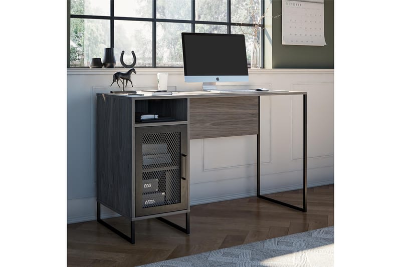 Klaudija Skrivebord - Grå - Møbler - Borde - Kontorbord - Skrivebord