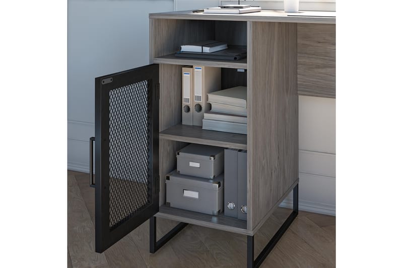 Klaudija Skrivebord - Grå - Møbler - Borde - Kontorbord - Skrivebord