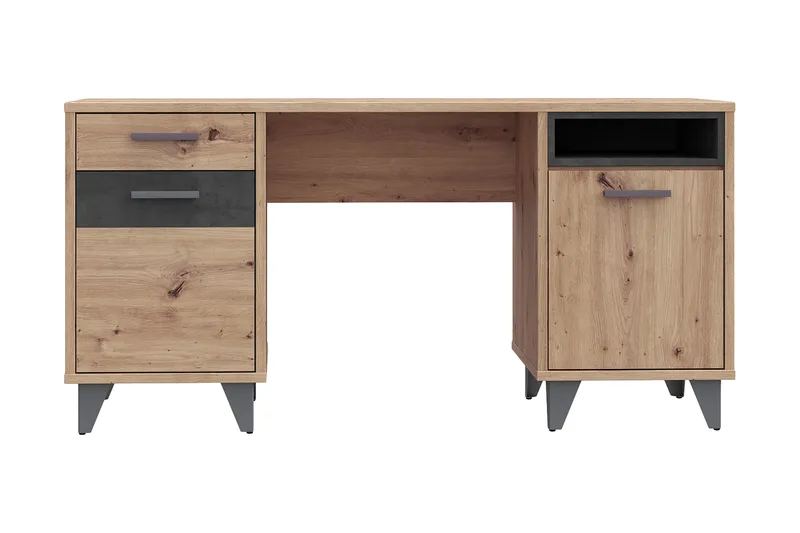 Kocherinovo Skrivebord 150 cm, Brun/Grå