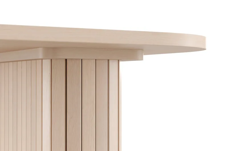 Kopparbo Skrivebord 100 cm Hvidlaseret Eg - Lyst hvidlaseret egetræ - Møbler - Borde - Kontorbord - Skrivebord