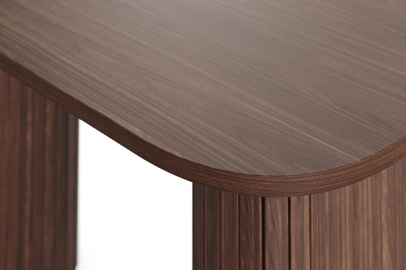 Kopparbo Skrivebord - Mørkebrunt valnøddetræ - Møbler - Borde - Kontorbord - Skrivebord