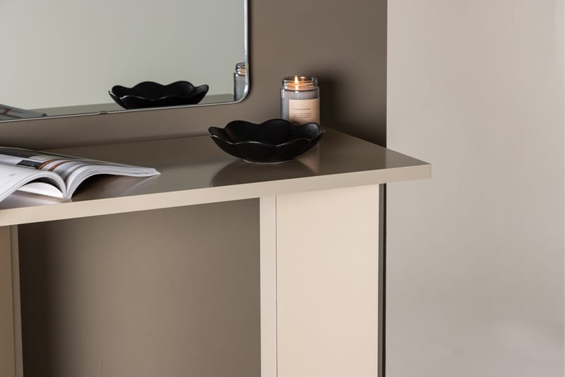 Kristansund Skrivebord 90x42 cm Beige - Venture Home - Møbler - Borde - Kontorbord - Skrivebord