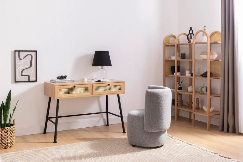 Makwana Skrivebord 107 cm - Nature - Møbler - Borde - Kontorbord - Skrivebord