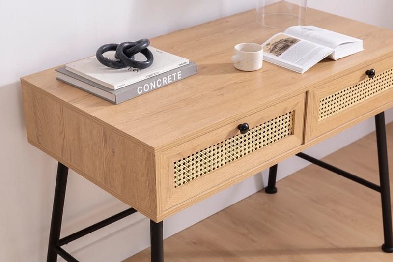 Makwana Skrivebord 107 cm - Nature - Møbler - Borde - Kontorbord - Skrivebord