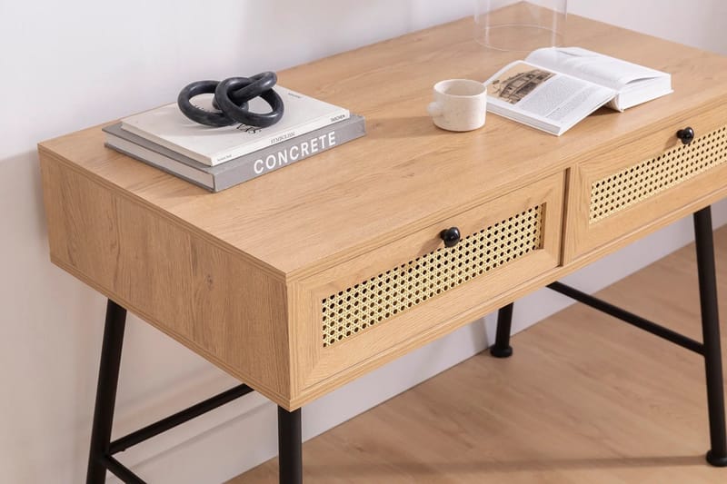 Makwana Skrivebord 107 cm - Nature - Møbler - Borde - Kontorbord - Skrivebord