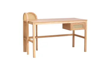Makwana Skrivebord 130 cm - Nature - Møbler - Borde - Kontorbord - Skrivebord