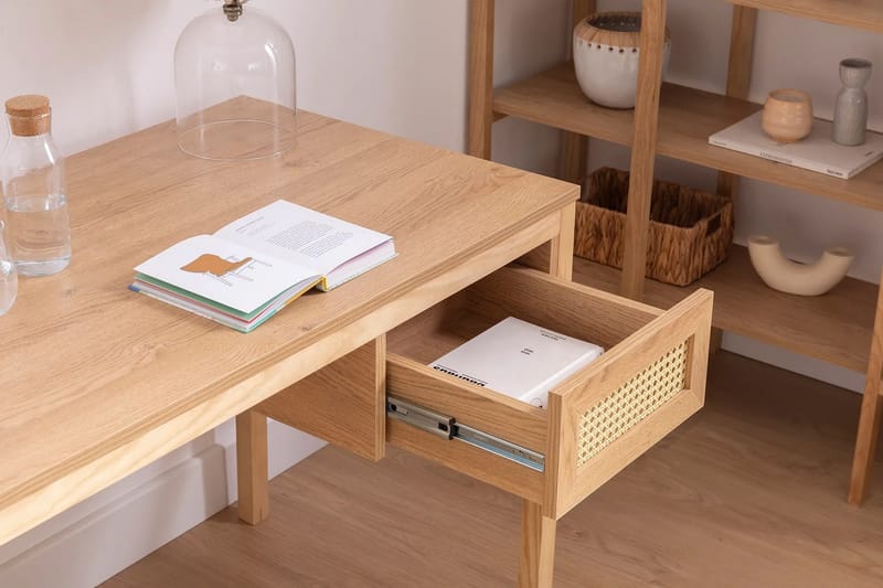 Makwana Skrivebord 130 cm - Nature - Møbler - Borde - Kontorbord - Skrivebord