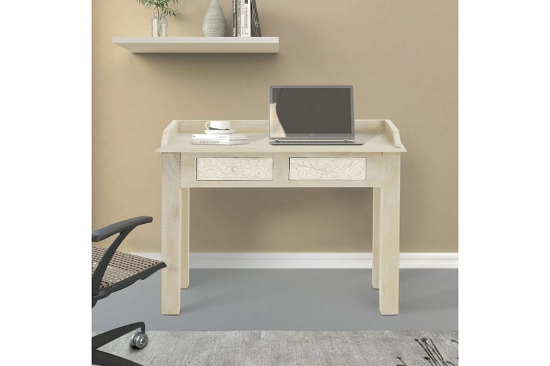 Skrivebord Malati Hvid - Hvid - Møbler - Borde - Kontorbord - Skrivebord