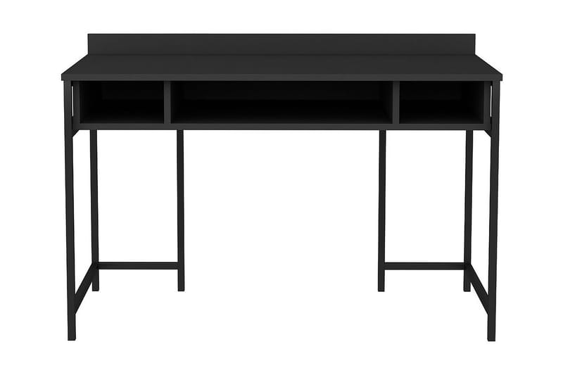 Malem Skrivebord 60x74,8x120 cm med opbevaring - Sort/Antracit - Skrivebord