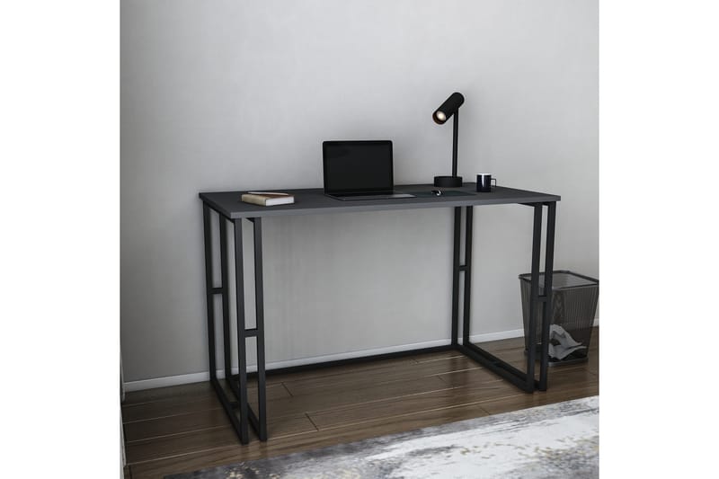 Malem Skrivebord 60x74,8x120 cm - Sort/Antracit - Møbler - Borde - Kontorbord - Skrivebord