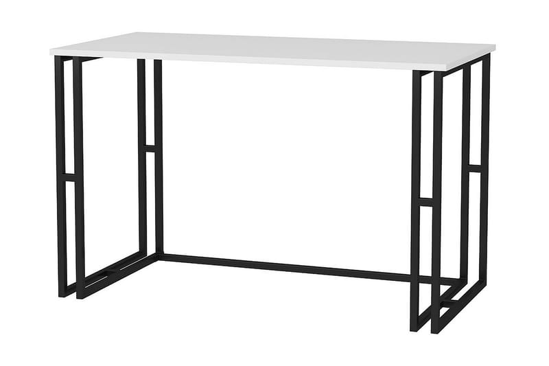 Malem Skrivebord 60x74,8x120 cm - Sort/Hvid - Møbler - Borde - Kontorbord - Skrivebord