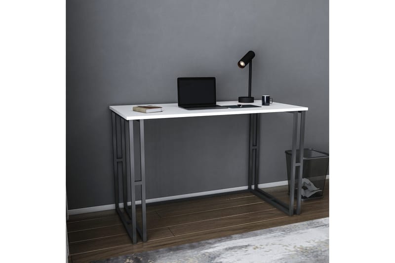 Malem Skrivebord 60x74,8x120 cm - Sort/Hvid - Møbler - Borde - Kontorbord - Skrivebord