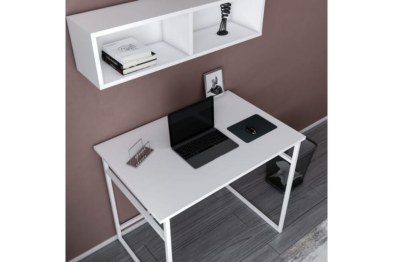 Malem Skrivebord 60x75x90 cm - Hvid - Skrivebord