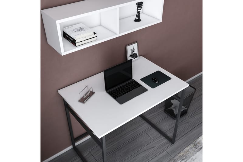 Malem Skrivebord 60x75x90 cm - Sort/Hvid - Skrivebord