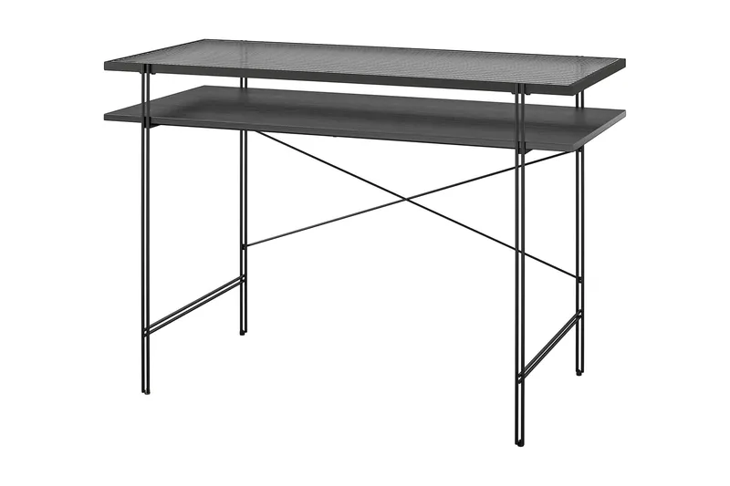 Marinko Skrivebord - Sort - Møbler - Borde - Kontorbord - Skrivebord