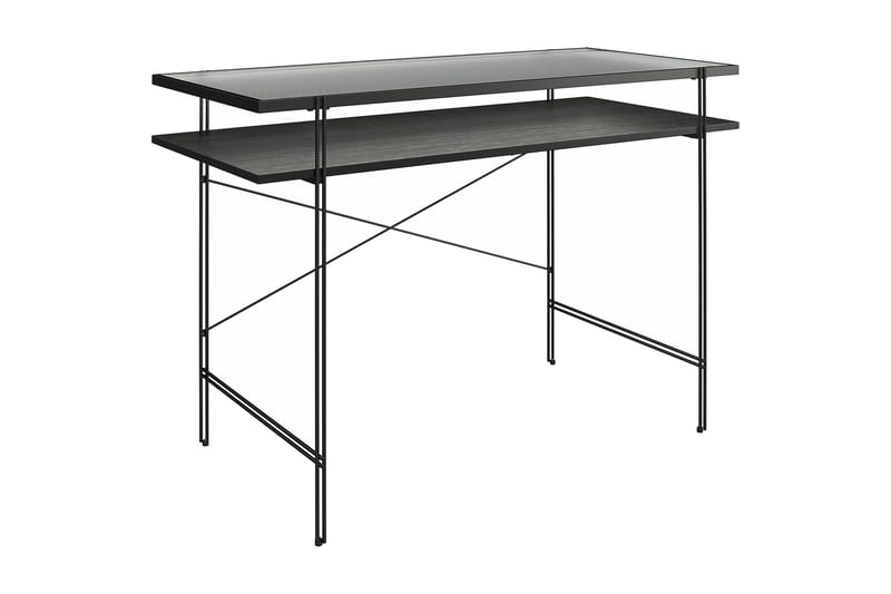 Marinko Skrivebord - Sort - Møbler - Borde - Kontorbord - Skrivebord