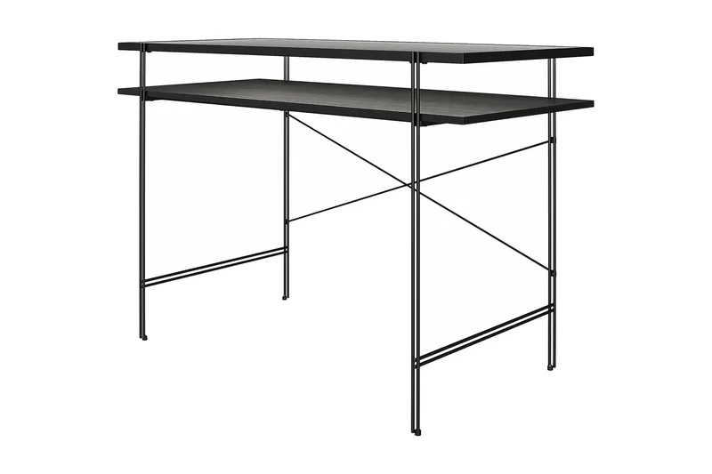 Marinko Skrivebord - Sort - Møbler - Borde - Kontorbord - Skrivebord