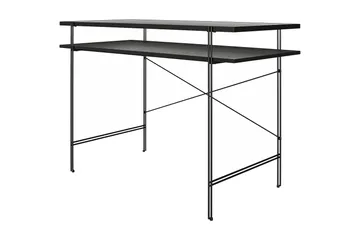 Marinko Skrivebord - Sort - Møbler - Borde - Kontorbord - Skrivebord