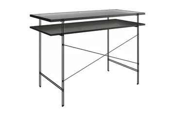 Marinko Skrivebord - Sort - Møbler - Borde - Kontorbord - Skrivebord