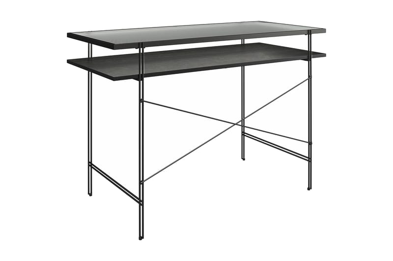 Marinko Skrivebord - Sort - Møbler - Borde - Kontorbord - Skrivebord