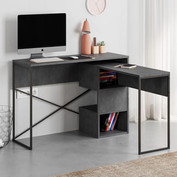 Menora Skrivebord 110 cm - Retro Grey - Møbler - Borde - Kontorbord - Skrivebord - hjørneskrivebord