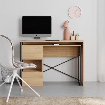 Menora Skrivebord 110 cm - Sapphire Oak - Møbler - Borde - Kontorbord - Skrivebord - hjørneskrivebord