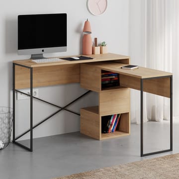 Menora Skrivebord 110 cm - Sapphire Oak - Møbler - Borde - Kontorbord - Skrivebord - hjørneskrivebord