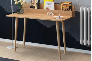 Mod Design Skrivebord 100 cm med Opbevaring Rum - Træ - Møbler - Borde - Kontorbord - Skrivebord