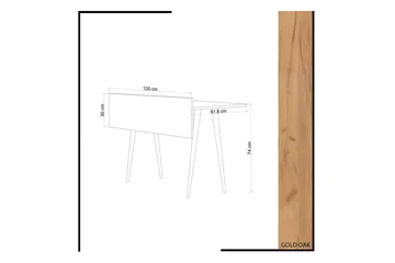 Mod Design Skrivebord 120 cm - Træ - Møbler - Borde - Kontorbord - Skrivebord