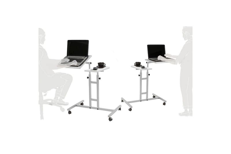 Morse Ståskrivebord 67 cm - Hvid - Møbler - Borde - Kontorbord - Skrivebord - hæve-sænke-bord