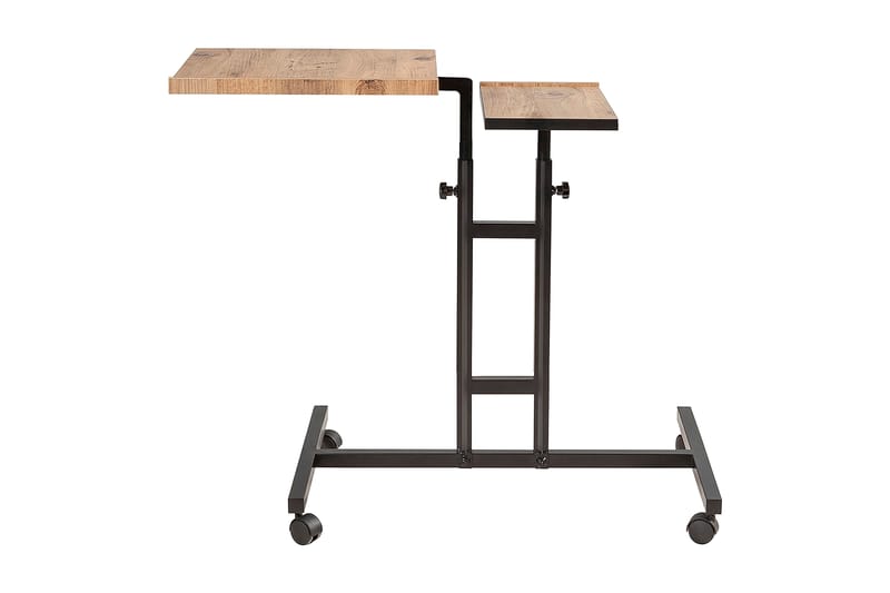 Morse Ståskrivebord 67 cm - Træ/natur/Sort - hæve-sænke-bord - Skrivebord