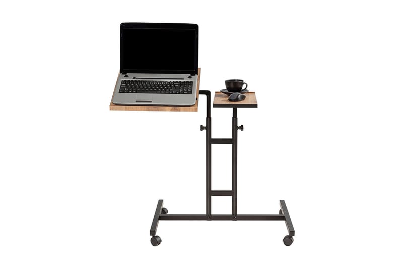 Morse Ståskrivebord 67 cm - Træ/natur/Sort - Møbler - Borde - Kontorbord - Skrivebord - hæve-sænke-bord