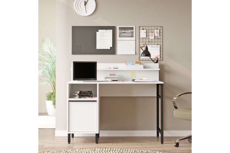 Munetoki Skrivebord 120 cm - Hvid - Møbler - Borde - Kontorbord - Skrivebord