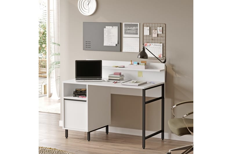 Munetoki Skrivebord 120 cm - Hvid - Møbler - Borde - Kontorbord - Skrivebord