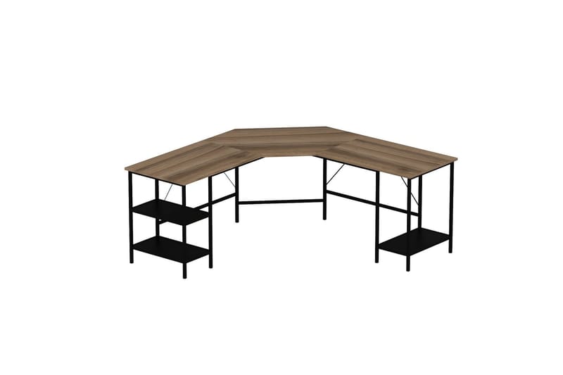 Naina Skrivebord 180 cm - Brun - Møbler - Borde - Kontorbord - Skrivebord