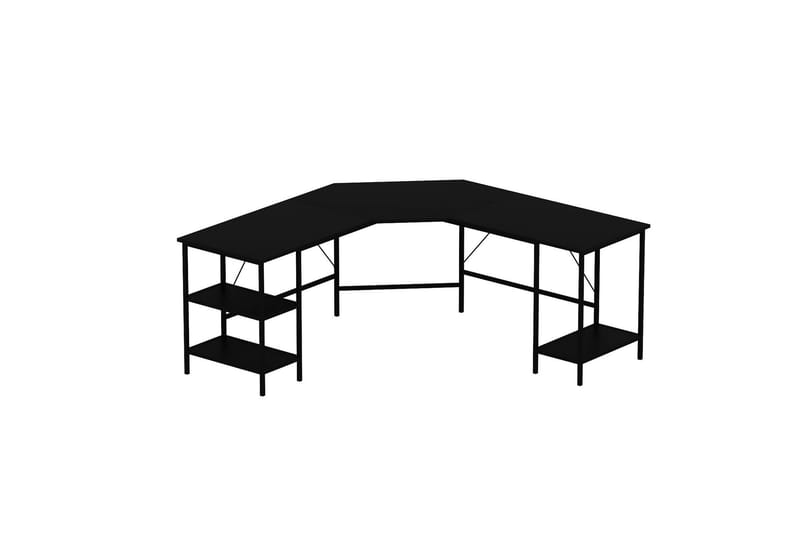 Naina Skrivebord 180 cm - Sort - Møbler - Borde - Kontorbord - Skrivebord