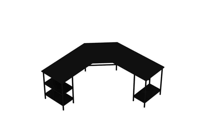 Naina Skrivebord 180 cm - Sort - Møbler - Borde - Kontorbord - Skrivebord